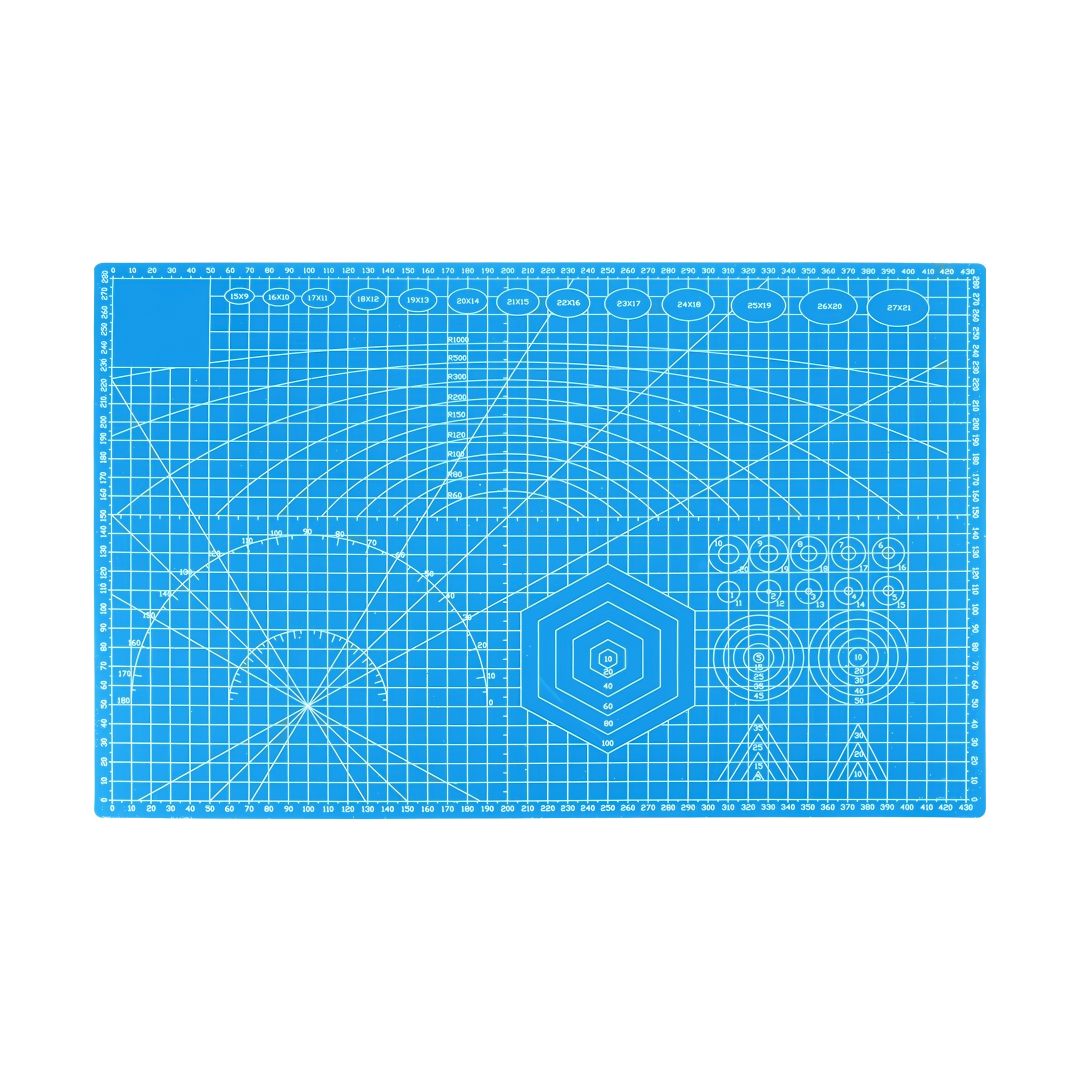 Self healing cutting mat A3 green dual sided grid for 3D printing modeling maker workspace