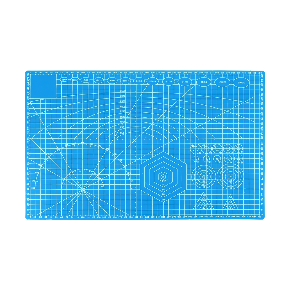 Self healing cutting mat A3 green dual sided grid for 3D printing modeling maker workspace