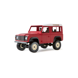 Red 3D printed SUV model showcasing NOZL Store’s high-precision filament and realistic surface detail.