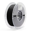 Black PETG CF (carbon fiber) filament spool for 3D printing — rigid, lightweight, and durable material for strong functional parts.