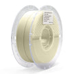 A spool of PVA water-soluble filament, primarily beige in color, used for 3D printing support structures.