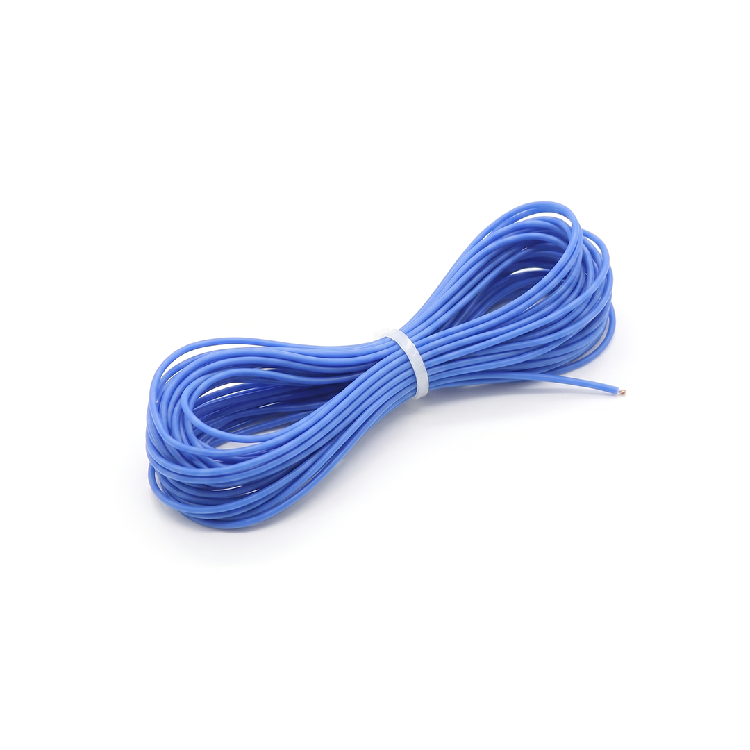 Silicone wire 24AWG 5 meters blue flexible soldering wire for LED wiring