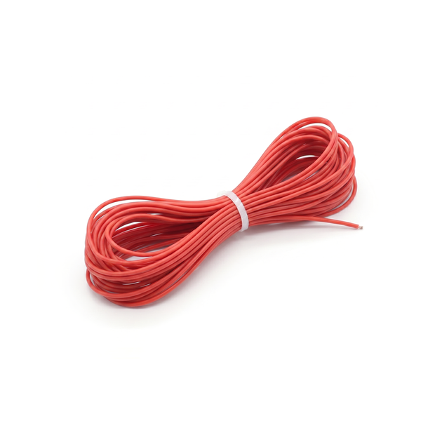 Silicone wire 24AWG 5 meters red flexible heat resistant for electronics DIY